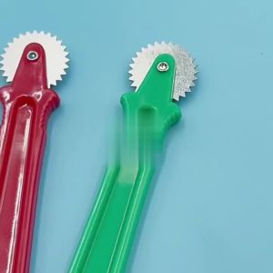 1 Pc Plastic Leather Overstitch Wheel Paper Perforating Tool Tailor Stitch Marker Gear Roulette Patchwork Space Saving Craft