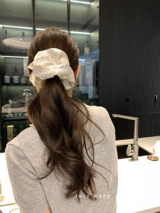 Silk Polka Dot Hair Ties: Women's Fashionable & Comfortable Ribbon Headwear