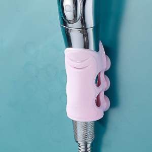 Gantungan Kepala Shower tempel Perekat kepala shower holder Silikon SILICON /Tempelan Gantungan Holder Gagang Shower Selang Kran Air Silicon / Perekat kepala shower silikon holder kamar mandi tempel dinding gurita bathroom dekorasi serbaguna