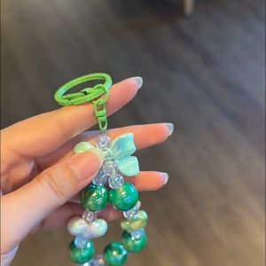 Pharaoh🍓Gantungan Hp Charm Phone Strap Lucu Korean Style Manik Man