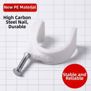 TEKANAI | Steel Nail Cable Clips Wire Protectors