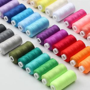 10 Pcs Sewing Machines For Knitting Embroidery Threads Colors Polyester Nylon Bracelets Spools Durable Set Roll Tools Needlework