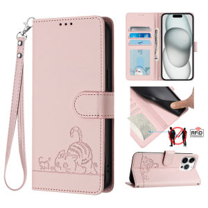 Leather Phone Wallet Case Book Stand For iPhone 17 16 15 14 13 12 11 Pro Max 16e XS X XR SE 7 8 Plus Protective Card Flip Cover
