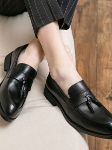 English Style Genuine Leather Business Casual Loafers