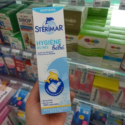 Xịt mũi cá heo xanh Sterimar dùng hàng ngày 100ml