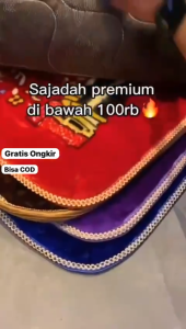 COD Sajadah Tebal dan Lembut / Sejadah Quilting Turki Bahan Busa Premium