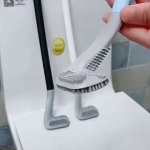 Sikat Toilet Bentuk Stik GOLF Silikon Pembersih WC Kamar Mandi Silicone Brush