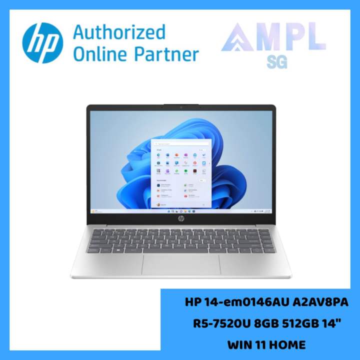 HP 14 em0146AU A2AV8PA AMD Ryzen 5 7520U 8 GB LPDDR5 5500 MHz RAM hp-14-em0146au-a2av8pa-amd-ryzen-5-7520u-8-gb-lpddr5-5500-mhz-ram