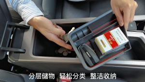 Proton S70 Car Accessories Armrest Box Storage Central Storage Coin Card Kotak Organizer Compartments coin card S70