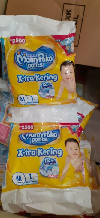 mamy poko 1 renceng L,M,XL,XXl 10pcs popok anak | Lazada Indonesia