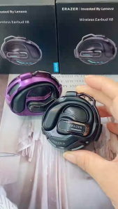 Lenovo Erazer X8 True Wireless Gaming Earbuds Bluetooth 5.4 ANC Noise Reduction Touch Control IPX5 Waterproof HiFi Sound AI Translation Sports Headphones