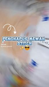 Penghapus Stitch Box Mewah 1 Set isi 4 PCS Super Cute Lucu / Hapusan Eraser STITCH 1 Pack Lengkap isi 4 Pieces Imut Unik Ready 2 Variant Warna Stationary Fancy Kekinian Bisa Grosir dan COD