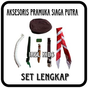 Aksesoris Pramuka Alat Perlengkapan Pramuka Siaga Putra Set Lengkap