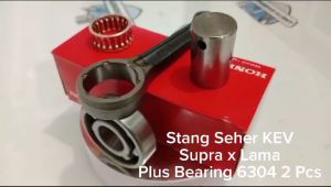 Stang Seher Kit Batang Piston Honda & Bearing 6304 2Pcs