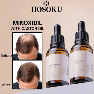 Hosoku Minoxidil Hair Growth Treatmentwith Collagen and Essential Oil
