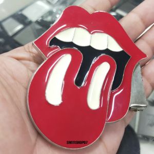 SABUK METALKEPALA GESPER KEPALA IKAT PINGGANG PRIA KANVAS NYLON TIPE JEPIT 4CM