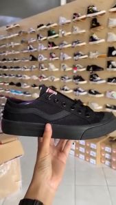 TERLARIS!!! (COD)Sepatu Ventela Public Low Full Black-Sepatu Casual Shoes Sneakers READY Size 36-44