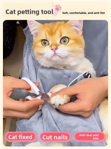 VOA | Non-Stick Cat Grooming Apron & Cat Holding Suit