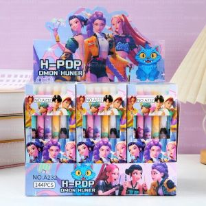 Anime Girl Group Erasable Pens Retractable Gel Pens Smooth Writing Comfy Grip Cute Student Stationery School Office Kids Gift