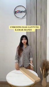 Icarer Family Rak Dinding Multifungsi Elegan dengan Laci Penyimpanan - Desain Modern Hemat Ruang untuk Wastafel dan Cermin