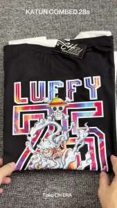 baju kaos jersey onepiece luffy bahan katun combed 28s untuk anak 1 tahun hingga dewasa