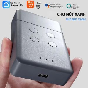 Bộ Mở Cửa Gara Thông Minh WIFI Tuya Smart Garage Door Opener RF Bridge 2/4 Kênh 868MHz Bộ Chuyển Đổi Tần Số Vô Tuyến Với Nút Màu Xanh Dương Cho Nhà Thông Minh Tự Động Hóa