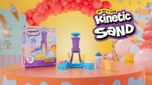 Kinetic Sand Soft Serve Ice Cream Station FREE Kinetic Sand egg
