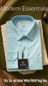 Áo sơ mi tay dài nam Khatoco(S-XL)