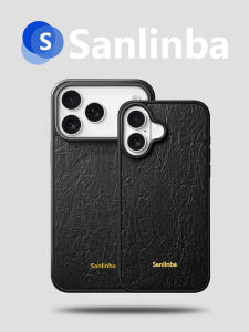 เคสโทรศัพท์มือถือ Sanlinba หนัง PU พร้อมแม่เหล็กแบบดูดซับสำหรับ Apple iPhone 17 pro Max/16 Pro/15/14 รุ่นใหม่ MagSafe ระดับไฮเอนด์