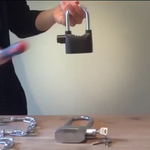 ORIGINAL Gembok Alarm Anti Maling / Gembok Alarm Anti Maling