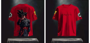 Dragon Ball 2025 Summer Mens Cotton T-Shirt Loose Version Streetwear Anime Printing Casual Wear Loose Oversized Black T-Shirt