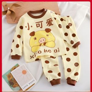 Pure Cotton Baby Sleepwear Childrens Home Clothes Autumn Winter New Style Kids Clothing Boys Girls Toddler Baby Pyjamas