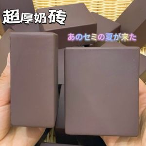 ของเล่นบรรเทาความเครียด ขนมเค้กชีส บounceslowly ขนาด 10 เซนติเมตร สไตล์การเล่นแบบหยิบจับและจับติด