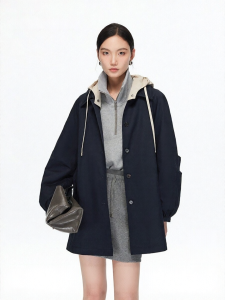 Vero Moda | Áo khoác nữ rộng rãi có mũ tháo rời