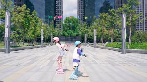 Sepatu Roda Anak Fullset Lengkap atau Inline Skates Sepaturoda dengan Pengaman Helm dan Dekker Warna Pink Biru Merah Gratis Baut Bajaj Dan Kunci L Lengkap