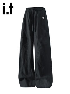 izzue | Quần Dài Nam Lyocell Linen Thoáng Khí Rơi Tự Nhiên Phong Cách Casual Mùa Thu