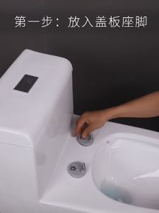 2PCS/Set Toilet Seat Hinges Top Close Soft Release Quick Fitting Heavy