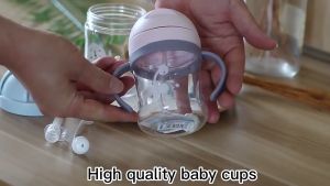 Botol Minum Anak Viral 280ML: Botol Air Minum Anak Bayi Karakter Hewan & Gelas Anak Balita Training Cup