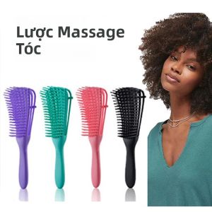 Lược Chải Tóc Gỡ Rối Dành Cho Tóc Xoăn Và Dày Massage Da Đầu Lược Bạch Tuộc Chuyên Nghiệp Cho Nữ Và Nam Chăm Sóc Tóc Tại Salon
