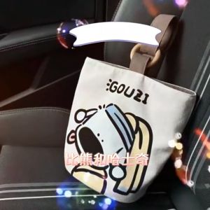 LVOD กระเป๋าผ้าใบแบบพกพาน่ารักกระเป๋าถือ Mini Trend Funny Toteกระเป๋าอาหารกลางวันสำหรับพนักงานออฟฟิศกระเป๋าโทรศัพท์มือถือกลางแจ้ง