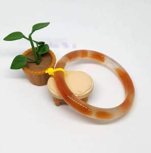 (Ready Stock) Agate Bracelet Fashion Jewellery Accessories Women Birthday Gift Present For Mother 52  带水草 小锦鲤 手镯 玛瑙