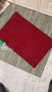 Thảm san hô G01 lau chân lông mịn thấm hút có may đế cao su chống trượt  vải thảm cực mềm mịn thấm nước tốt phụ kiện gia dụng thông minh