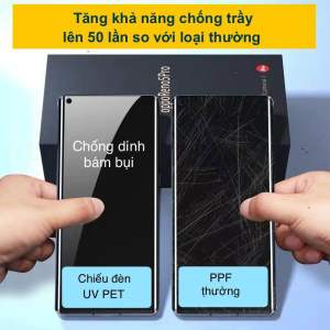 Cường lực chiếu đèn UV PET full màn cho Xiaomi Mi 10/ Mi 10S/ Mi 10 Pro/ Mi 10U/ Mi 10 Ultra Miếng dán màn hình cảm ứng cực nhạy không hại màn hình zin