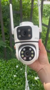 🔥แถมฟรีซิม 4G🔥 กล้องวงจรปิด ใส่ชิม 4G ไร้สาย 2เลนส์ ภาพคู่ IP Camera WIFI SIM 8MP แสดงภาพ2เลนส์พร้อมกัน สำหรับใช้กลางแจ้ง กะนน้ำกันแดด ภาพคมชัด คืนวิสัย