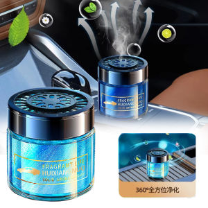 Car Air Fresheners Glitter Gel Car Fragrance Smoke Odors Eliminator for Women Men in Car Home Office Long Lasting Scents