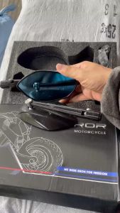 Kiếng/ Gương mô tô bầu dục mặt gương xe máy.