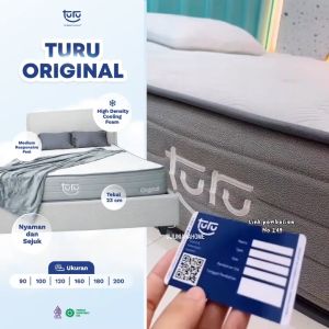 Turu - Kasur Pocket Spring Bed TURU ORIGINAL ukuran 180x200 (King Size)