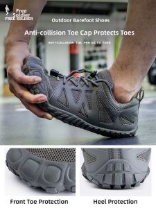 Free Soldier | Five Toe Outdoor Shoe for Training Hiking Running Fitness Exercising Wading