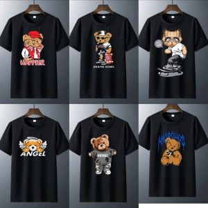 kaos wanita jumbo cewek paket isi 5 kaos LD 120 gambar beruang teddy