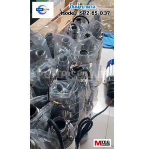 ปั๊มน้ำบาดาลโซล่าเซลล์ 370W 24V รุ่น SP2-65-0.37 DC SOLAR BRUSHLESS SCREW PUMP ท่อส่งน้ำขนาด 1 นิ้ว